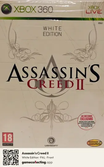 Assassin's Creed II Xbox 360, PAL box front
