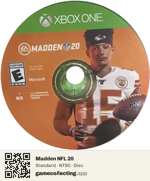 Madden NFL 20 Xbox One, NTSC disc