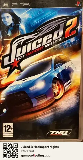 Juiced 2: Hot Import Nights PlayStation Portable, PAL box front