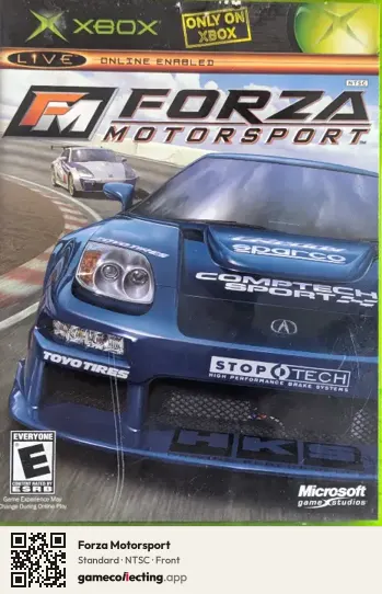 Forza Motorsport Xbox, NTSC box front
