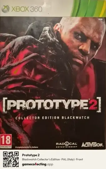 Prototype 2 Xbox 360, Italy box front