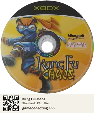 Kung Fu Chaos Xbox, PAL disc
