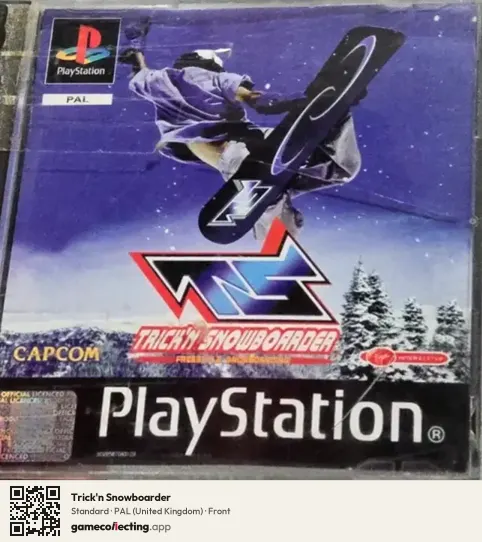 Trick'n Snowboarder PlayStation, United Kingdom box front