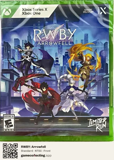 RWBY: Arrowfell Xbox Series X, NTSC box front