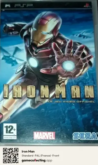 Iron Man PlayStation Portable, France box front