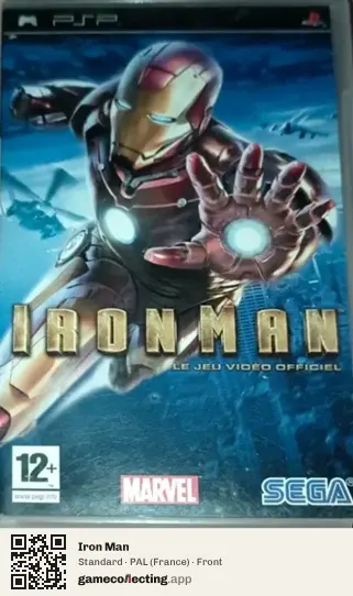 Iron Man PlayStation Portable, France box front
