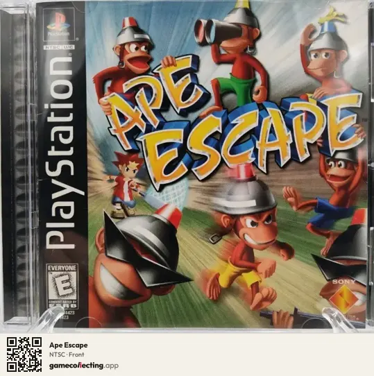 Ape Escape PlayStation, NTSC box front