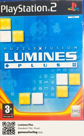 Lumines Plus PlayStation 2, PAL box front