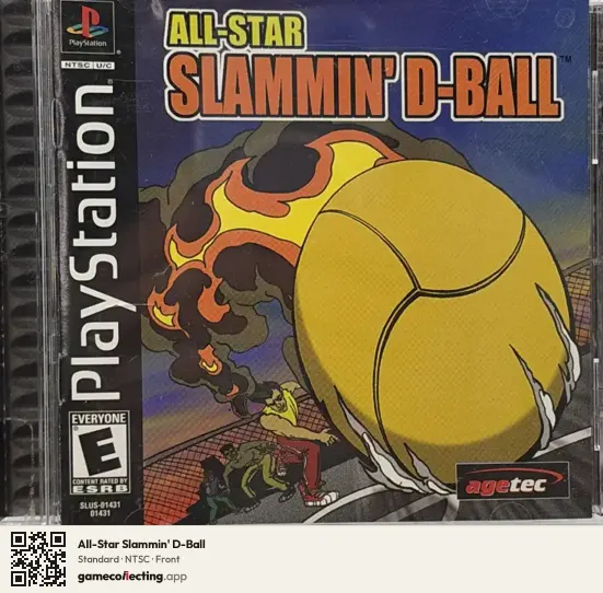All-Star Slammin' D-Ball PlayStation, NTSC box front
