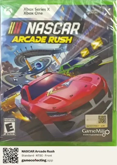 NASCAR Arcade Rush Xbox Series X, NTSC box front