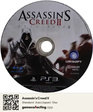 Assassin's Creed II PlayStation 3, Asia disc