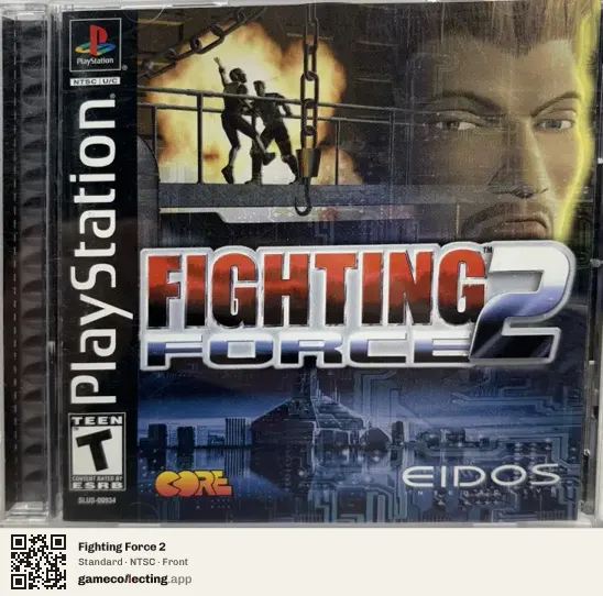Fighting Force 2 PlayStation, NTSC box front