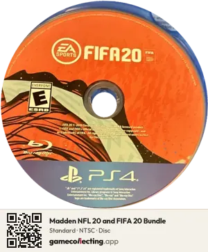 Madden NFL 20 and FIFA 20 Bundle PlayStation 4, NTSC disc