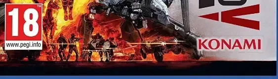 Metal Gear Solid V: The Definitive Experience, the PEGI square on its front