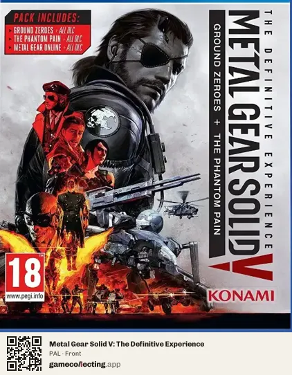 Metal Gear Solid V: The Definitive Experience PlayStation 4, PAL box front