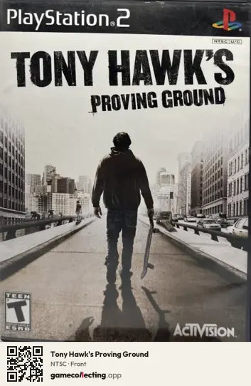 Tony Hawk's Proving Ground PlayStation 2, NTSC box front