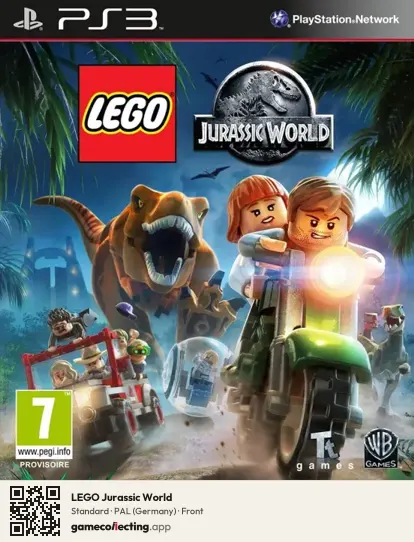LEGO Jurassic World PlayStation 3, Germany box front