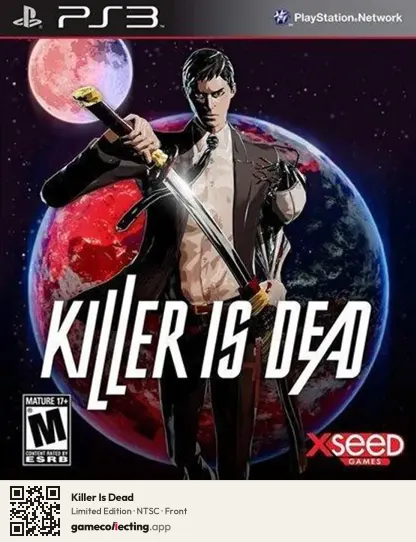Killer Is Dead PlayStation 3, NTSC box front
