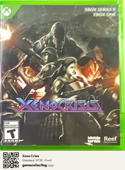Xeno Crisis Xbox One, NTSC box front