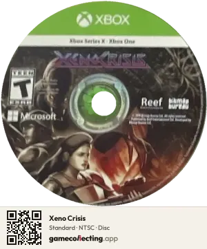 Xeno Crisis Xbox One, NTSC disc
