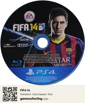 FIFA 14 PlayStation 4, Asia disc