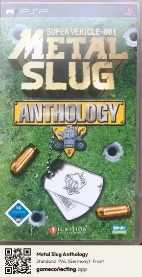 Metal Slug Anthology PlayStation Portable, Germany box front