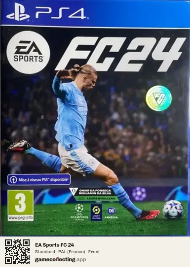EA Sports FC 24 PlayStation 4, France box front