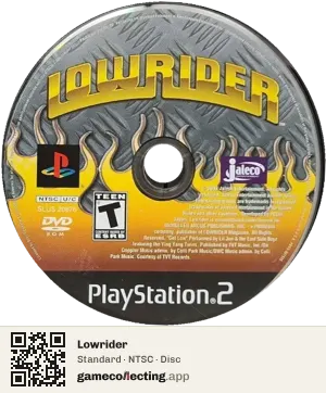 Lowrider PlayStation 2, NTSC disc