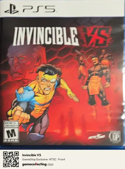 Invincible VS PlayStation 5, NTSC box front