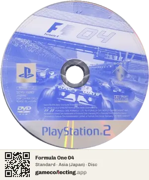 Formula One 04 PlayStation 2, Asia disc