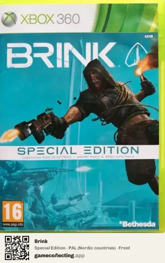 Brink Xbox 360, Nordic countries box front