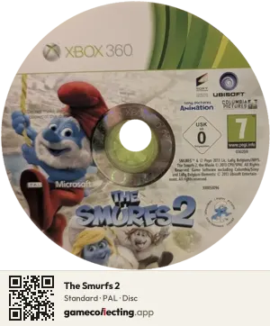 The Smurfs 2 Xbox 360, PAL disc