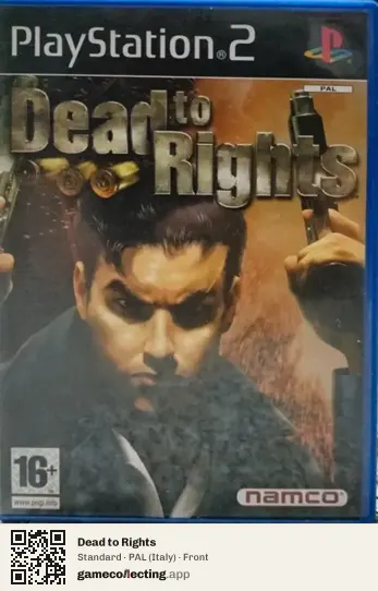 Dead to Rights PlayStation 2, Italy box front