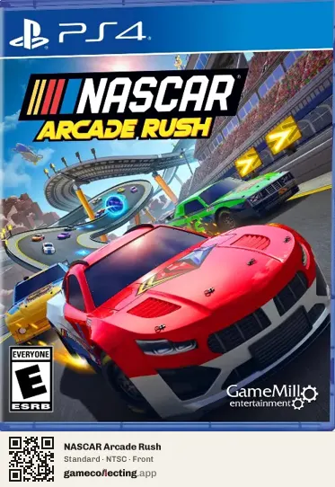 NASCAR Arcade Rush PlayStation 4, NTSC box front