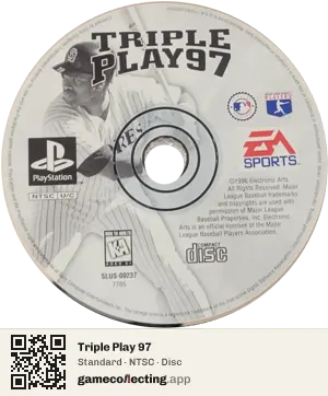 Triple Play 97 PlayStation, NTSC disc