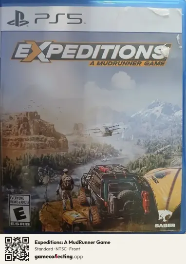 Expeditions: A MudRunner Game PlayStation 5, NTSC box front