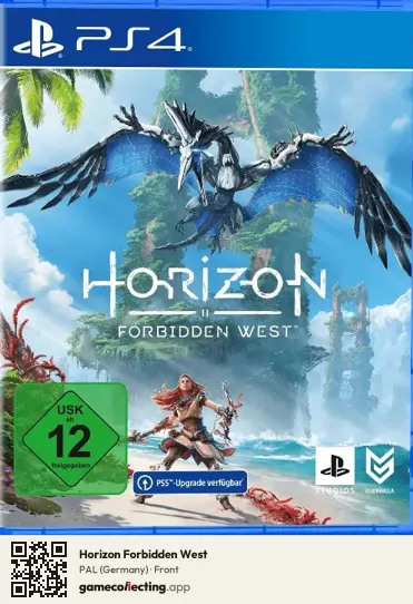 Horizon Forbidden West PlayStation 4, Germany box front
