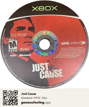 Just Cause Xbox, NTSC disc