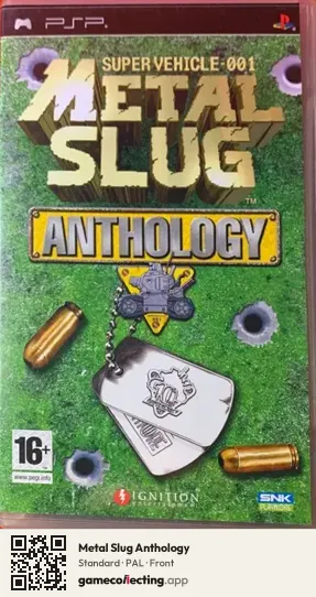Metal Slug Anthology PlayStation Portable, PAL box front