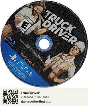 Truck Driver PlayStation 4, NTSC disc