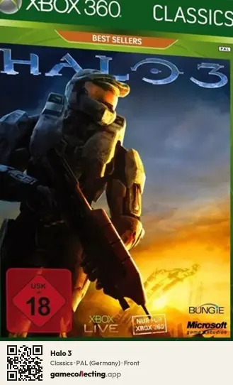 Halo 3 Xbox 360, Germany box front