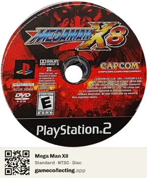 Mega Man X8 PlayStation 2, NTSC disc