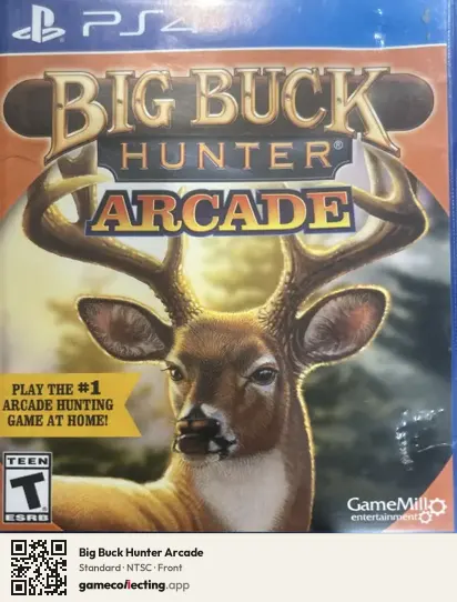 Big Buck Hunter Arcade PlayStation 4, NTSC box front
