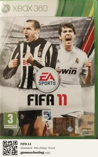 FIFA 11 Xbox 360, Italy box front