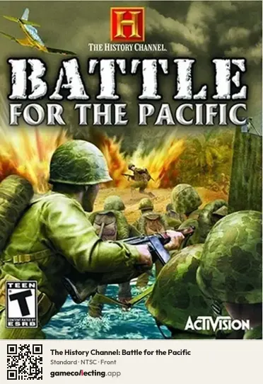 The History Channel: Battle for the Pacific PlayStation 3, NTSC box front