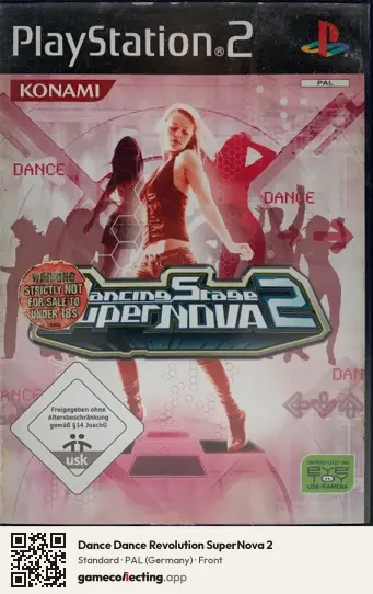 Dance Dance Revolution SuperNova 2 PlayStation 2, Germany box front