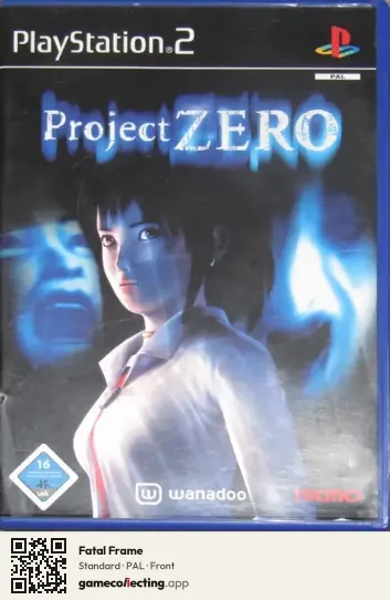 Fatal Frame PlayStation 2, PAL box front