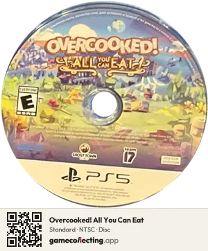 Overcooked! All You Can Eat PlayStation 5, NTSC disc