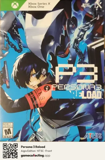 Persona 3 Reload Xbox Series X, NTSC box front