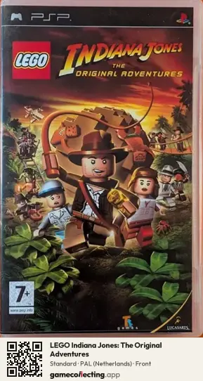 LEGO Indiana Jones: The Original Adventures PlayStation Portable, Netherlands box front